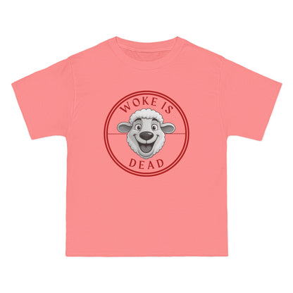 Woke Is Dead Short-Sleeve T-Shirt, Statement Tee, Casual Wear, Gift for Friends, Trendy Outfit, Humorous Shirt