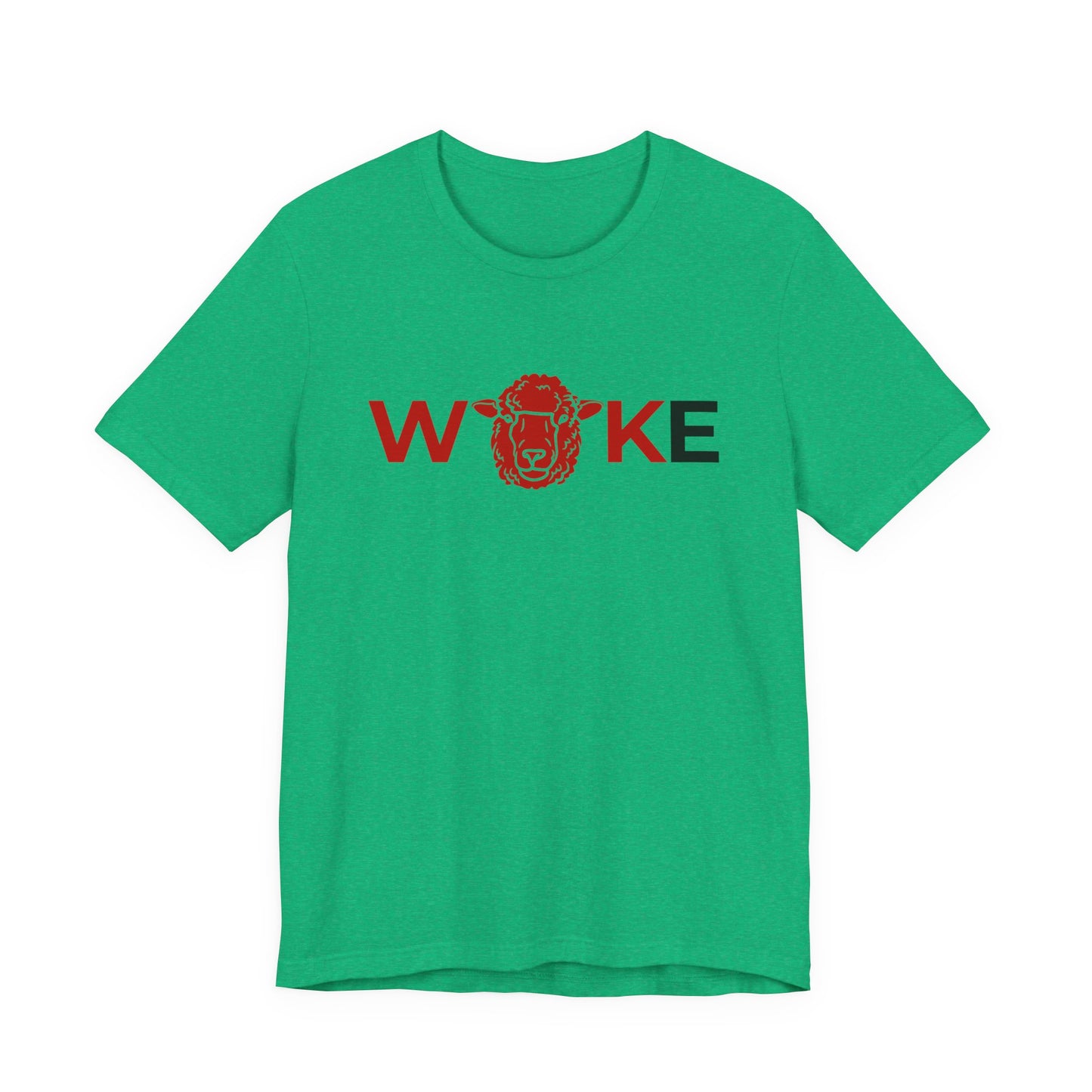 Woke Lion Unisex Tee, Empowerment Shirt, Casual Wear, Gift for Activists, Statement Clothing, Trendy Graphic Tee