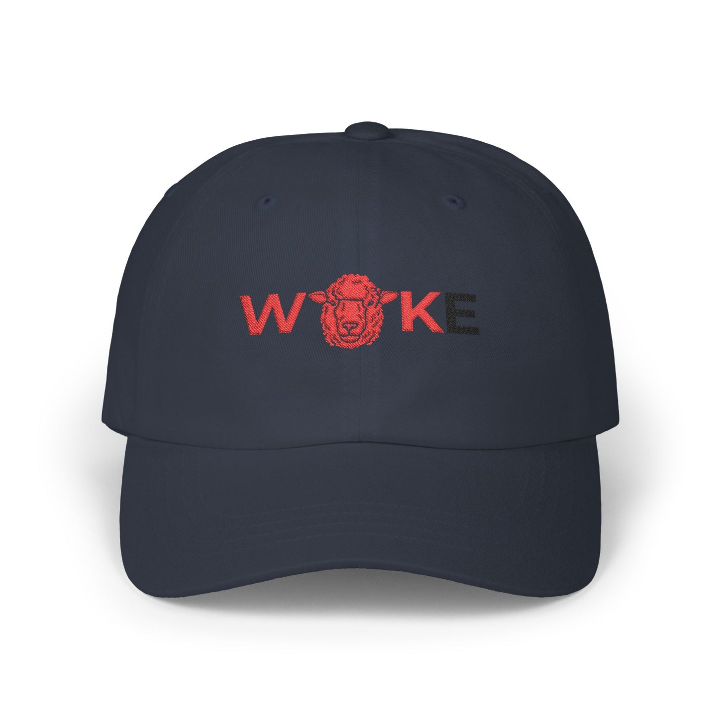 WOKE Classic Dad Cap, Trendy White Baseball Hat, Casual Everyday Wear, Gift for Dads, Fashionable Accessories for Men, Summer Essential
