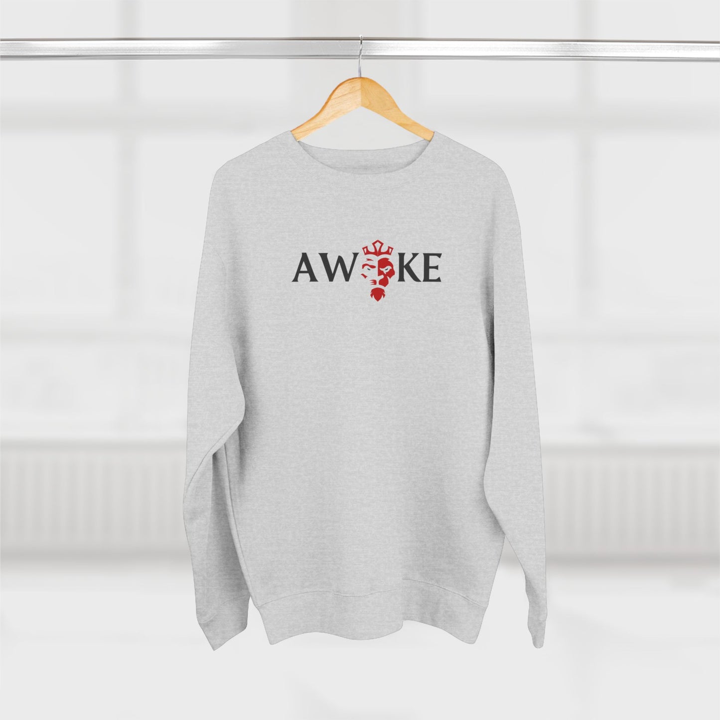 Awake Unisex Crewneck Sweatshirt - Cozy Gift, Casual Wear, Fall Style, Motivational Gift, Relaxed Fit