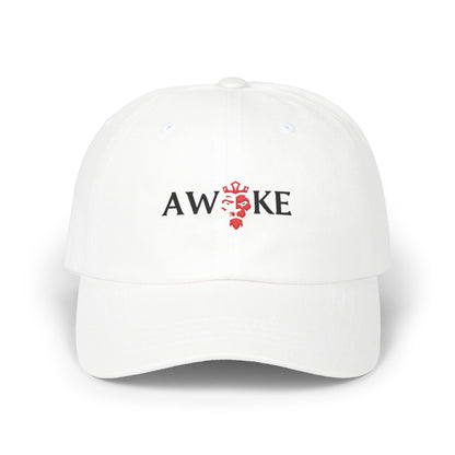 AWOKE Classic Dad Cap - White Hat for Casual Style, Father's Day Gift, Summer Accessory, Trendy Fashion Cap, Unisex Headwear