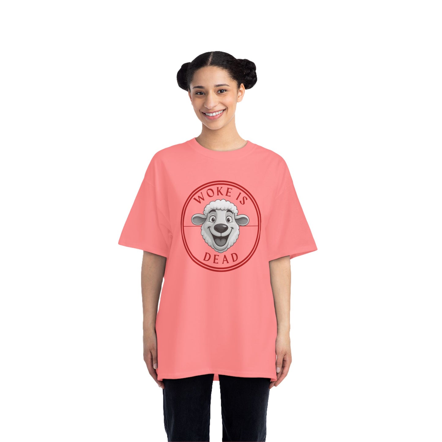Woke Is Dead Short-Sleeve T-Shirt, Statement Tee, Casual Wear, Gift for Friends, Trendy Outfit, Humorous Shirt