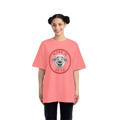 Woke Is Dead Short-Sleeve T-Shirt, Statement Tee, Casual Wear, Gift for Friends, Trendy Outfit, Humorous Shirt