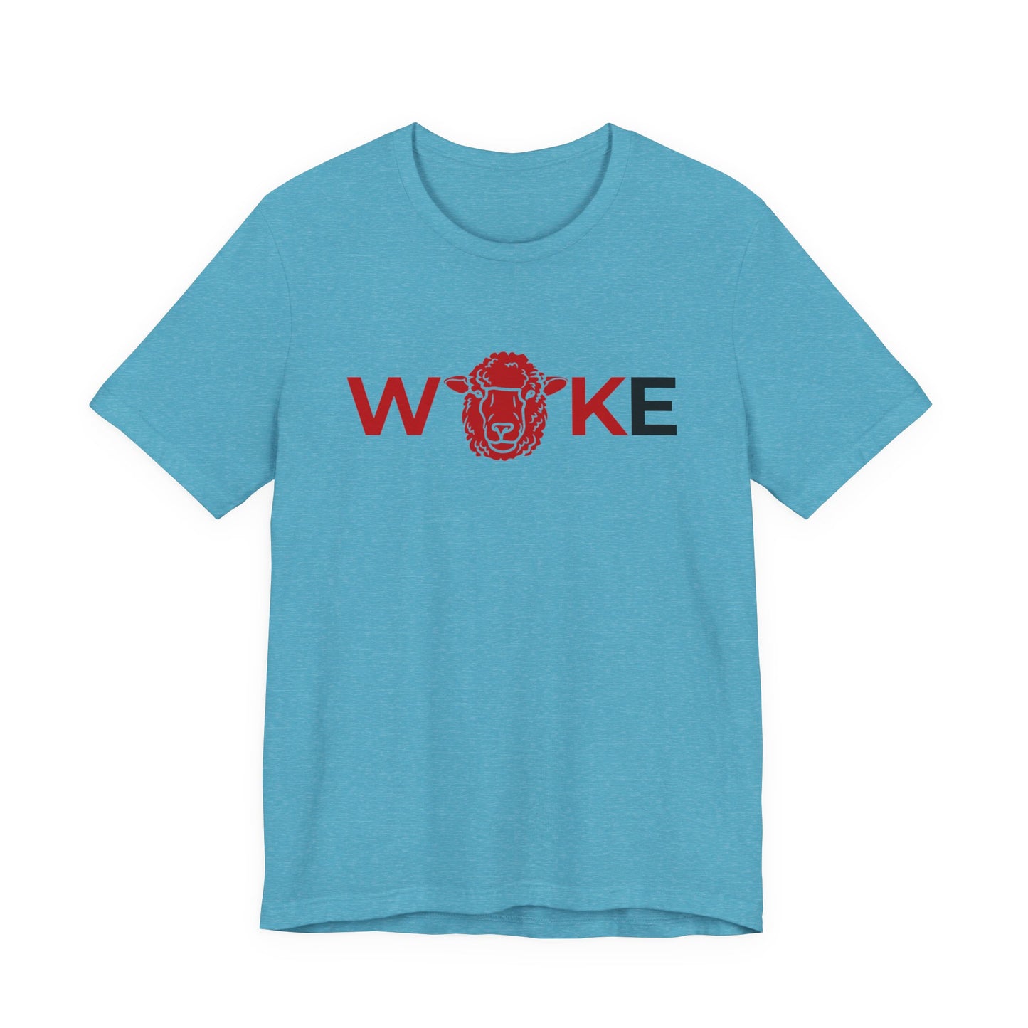 Woke Lion Unisex Tee, Empowerment Shirt, Casual Wear, Gift for Activists, Statement Clothing, Trendy Graphic Tee